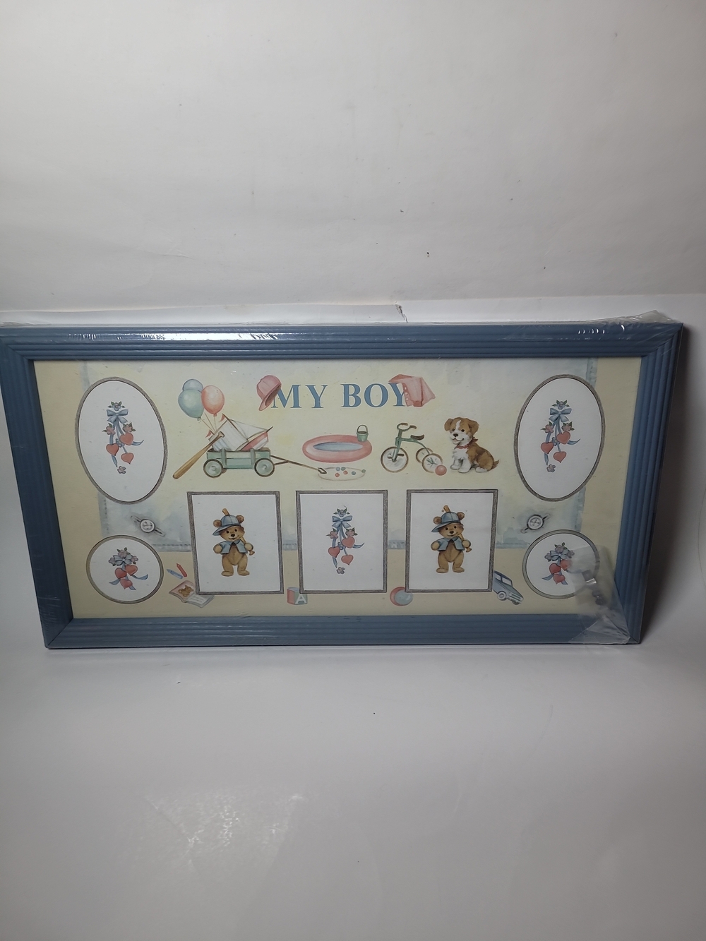 My Boy Framed Nursery Wall Art - Blue